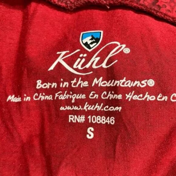 Kuhl Tahini Dress Deep Red Pullover Empire Waist New/ Sample - Picture 8 of 10